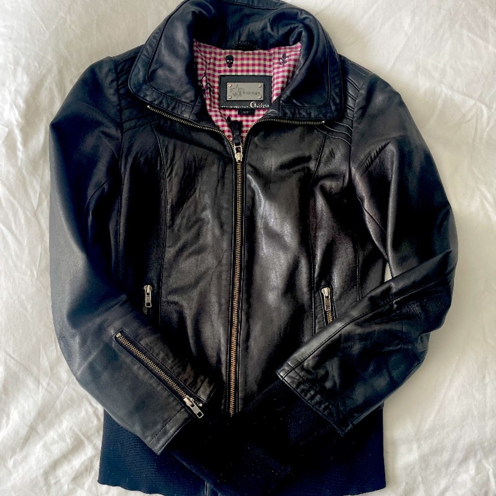 Leather jacket
